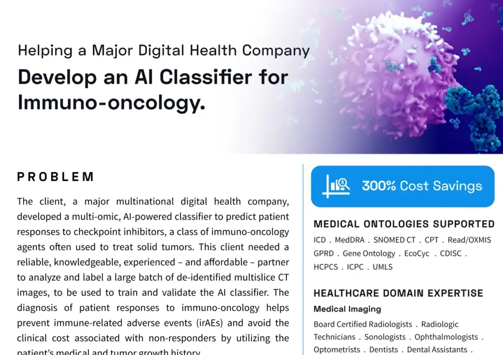 MadeAi | Developing an AI Classifier to Support Oncology Decision-Making