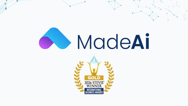 MadeAi Wins Gold Stevie Award